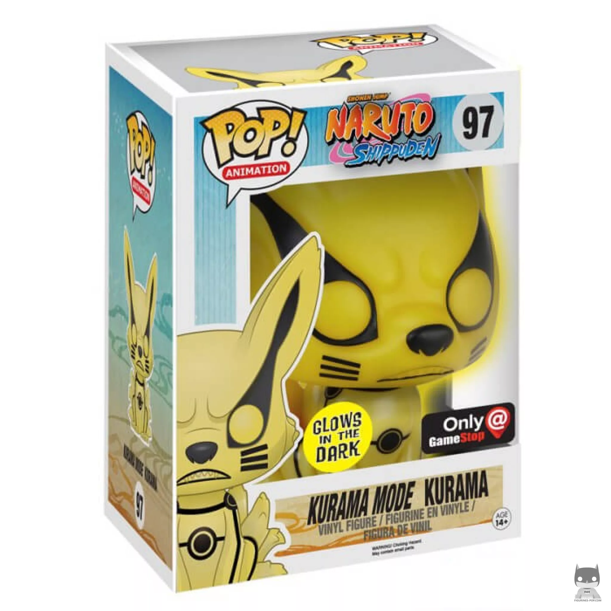 Figura Funko Pop! Kurama (Brilla en la oscuridad) en su caja