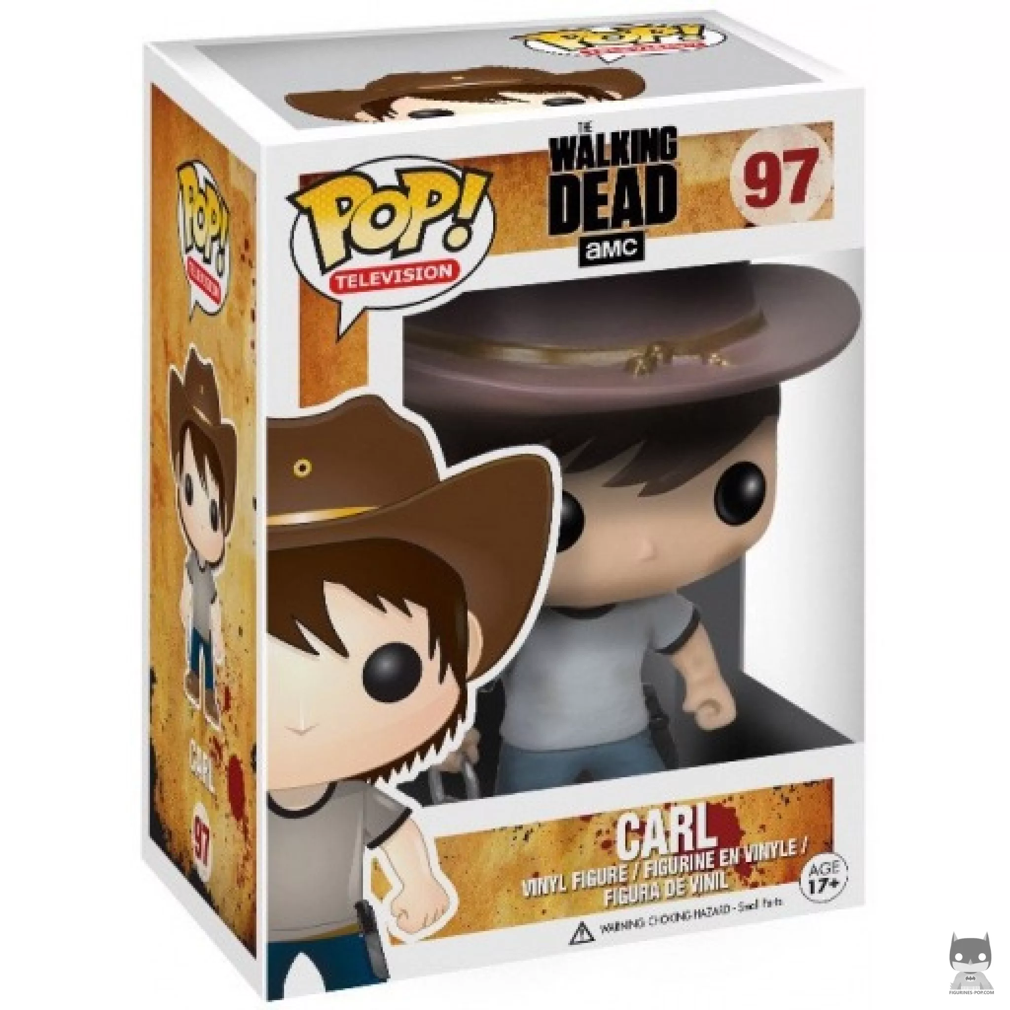 Figura Funko Pop! Carl Grimes en su caja