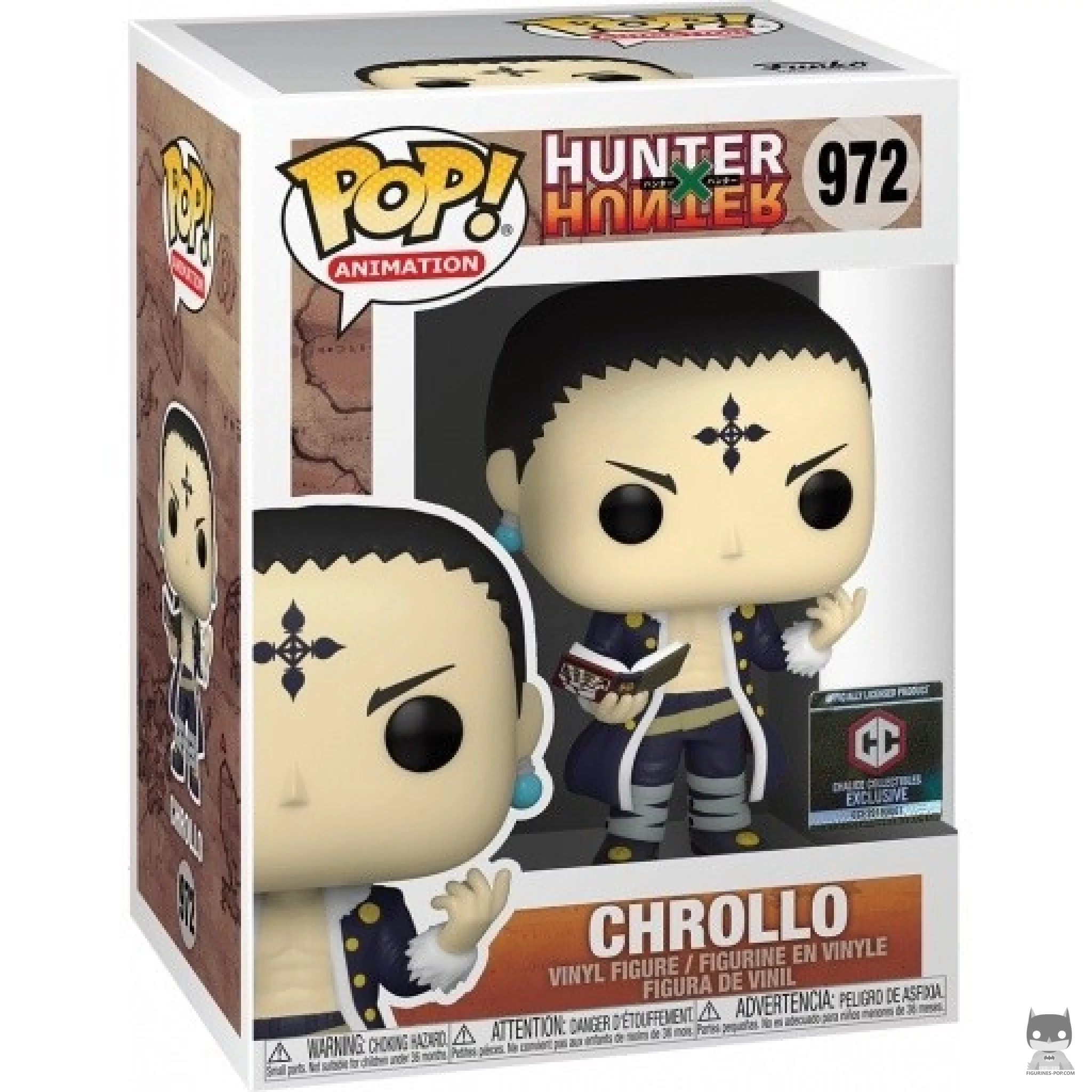 Figura Funko Pop! Chrollo en su caja