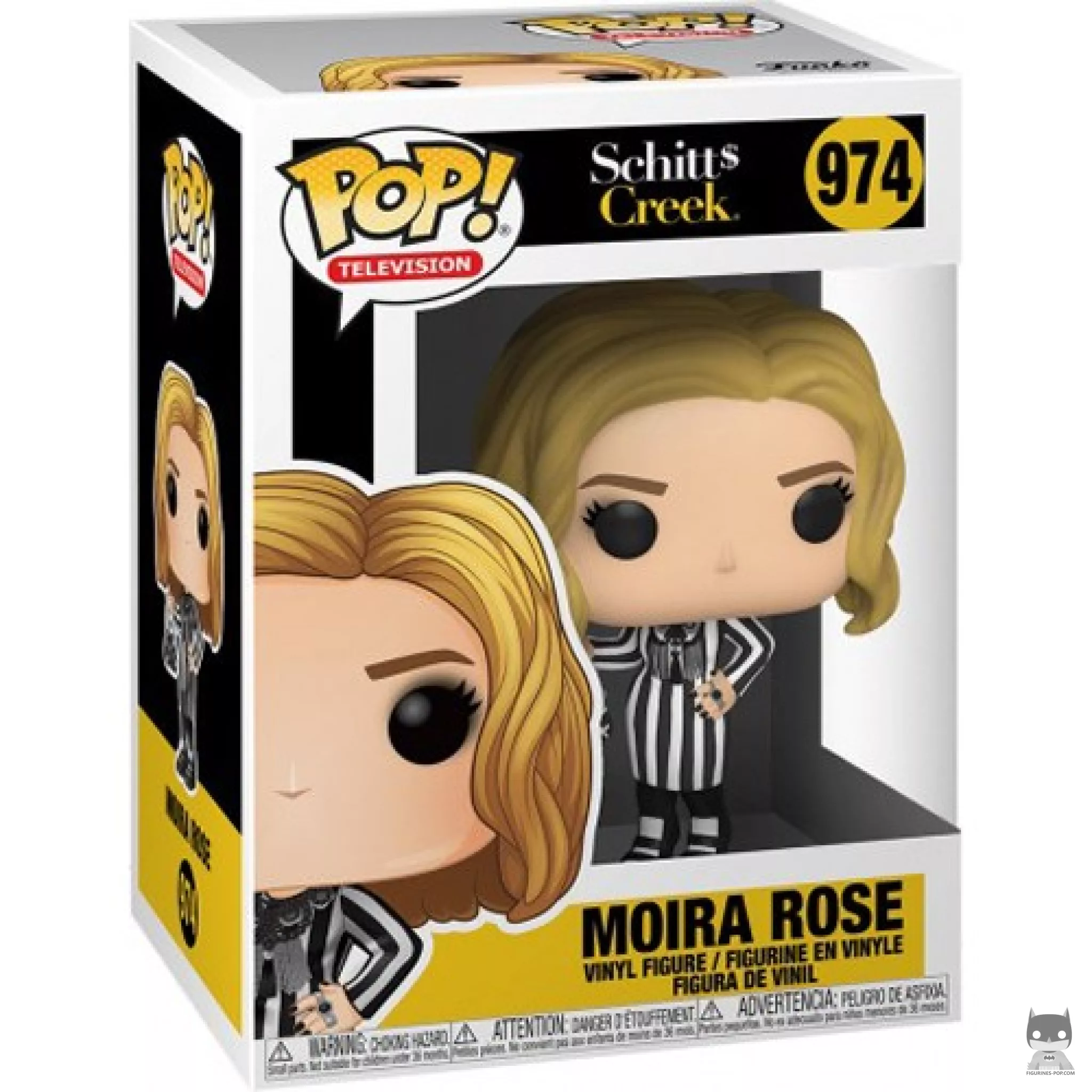Figura Funko Pop! Moira Rose en su caja