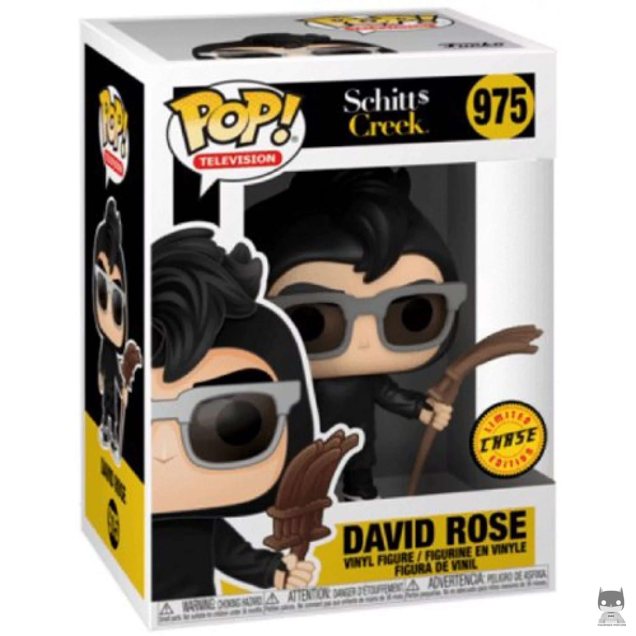 Figura Funko Pop! David Rose (Chase) en su caja