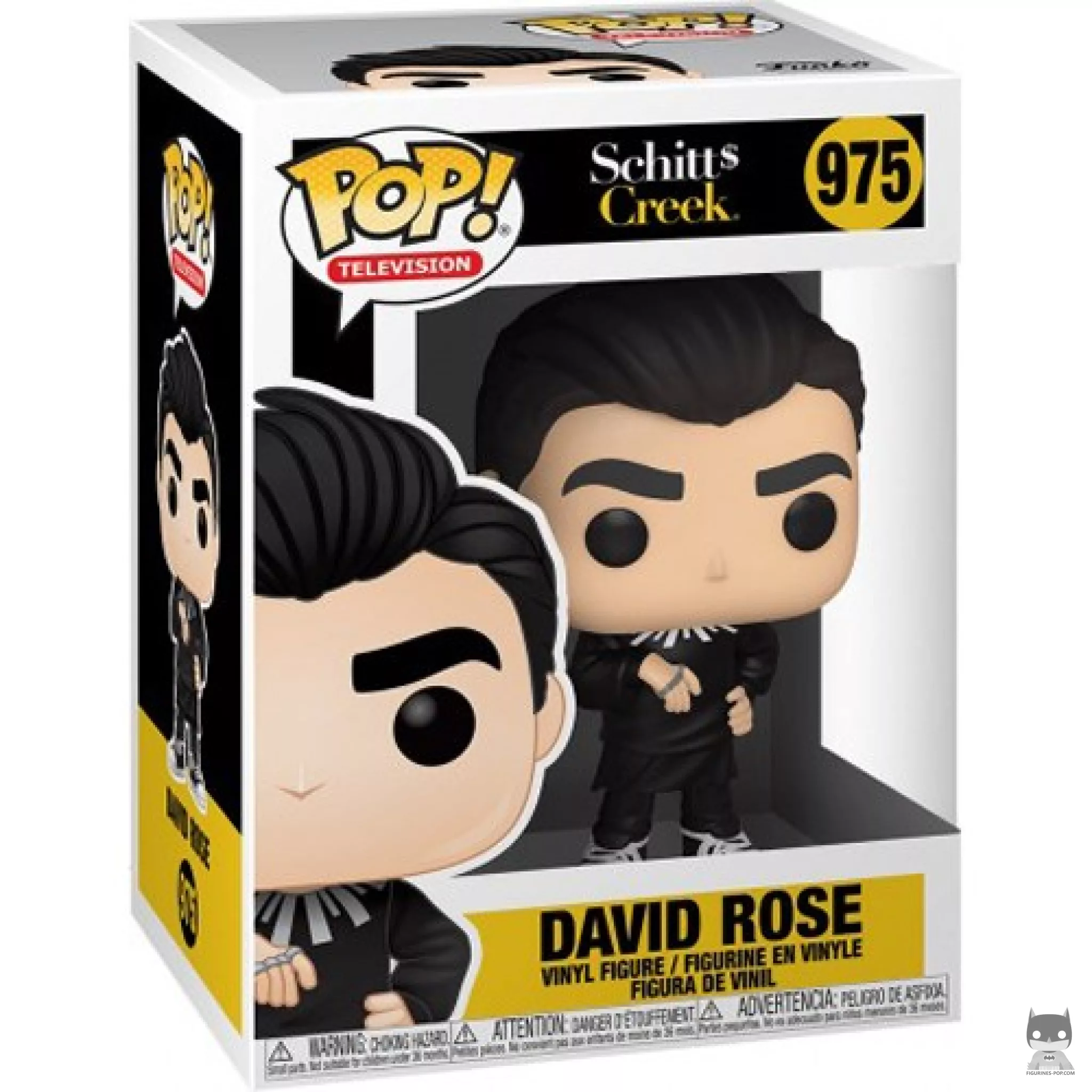 Figura Funko Pop! David Rose en su caja