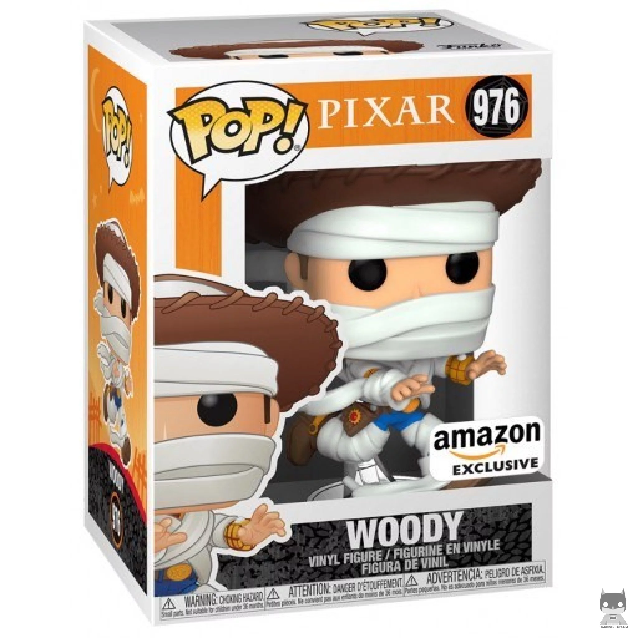 Figura Funko Pop! Woody en su caja