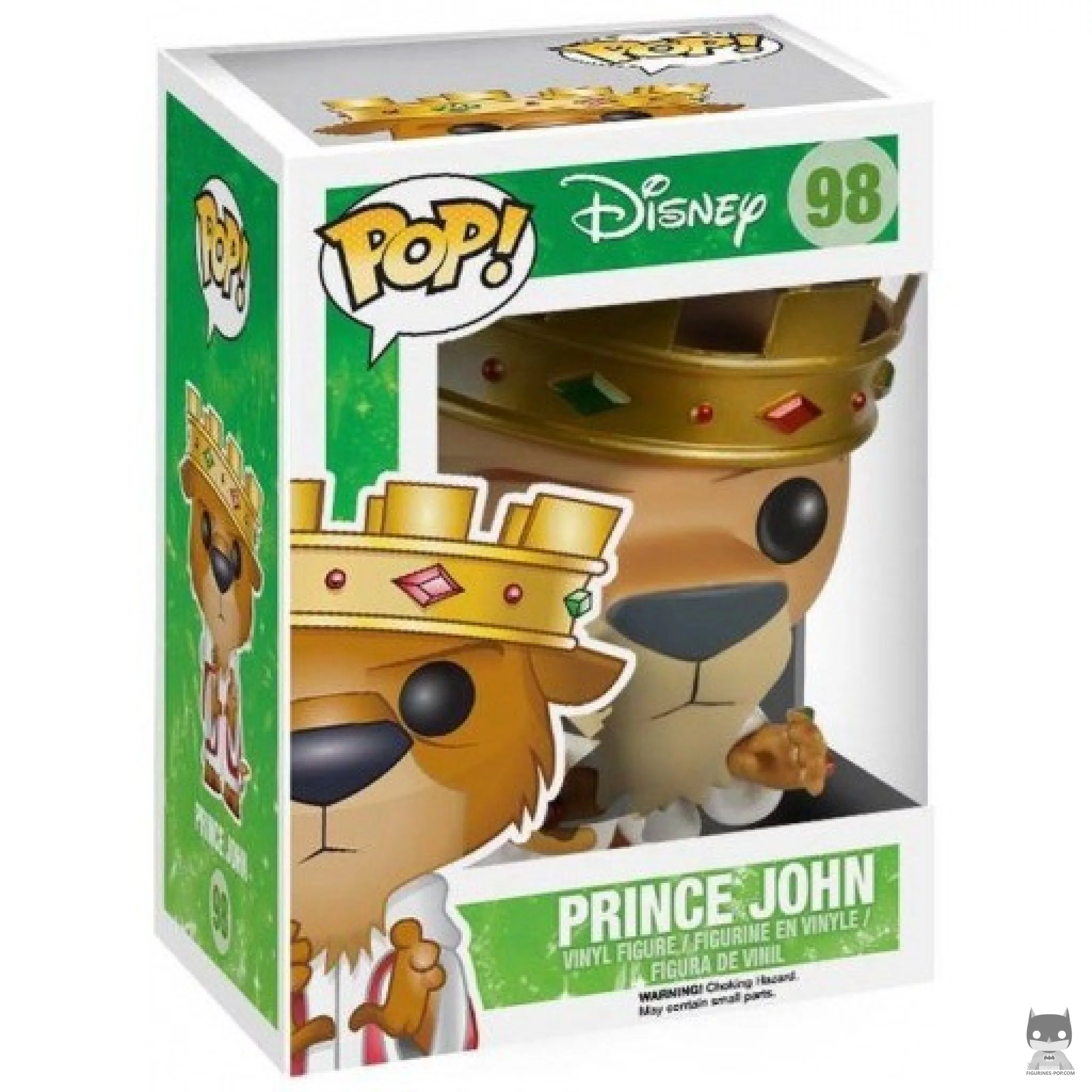 Figura Funko Pop! Príncipe Juan en su caja