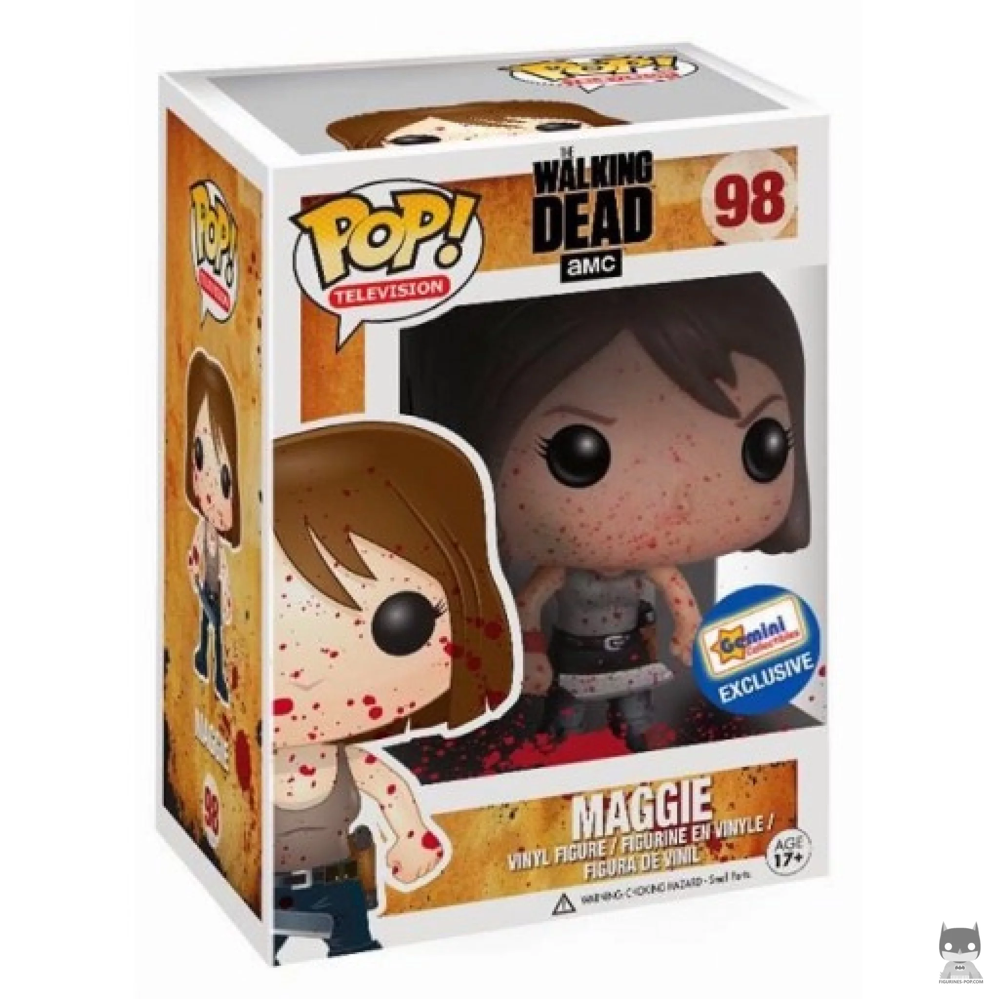 Figura Funko Pop! Maggie Rhee (Ensangrentado) en su caja