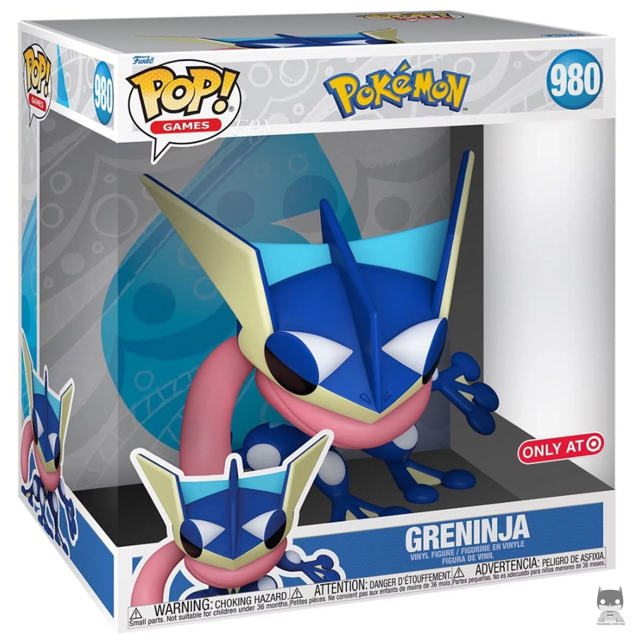 Figura Funko Pop! Greninja (Supersized) en su caja