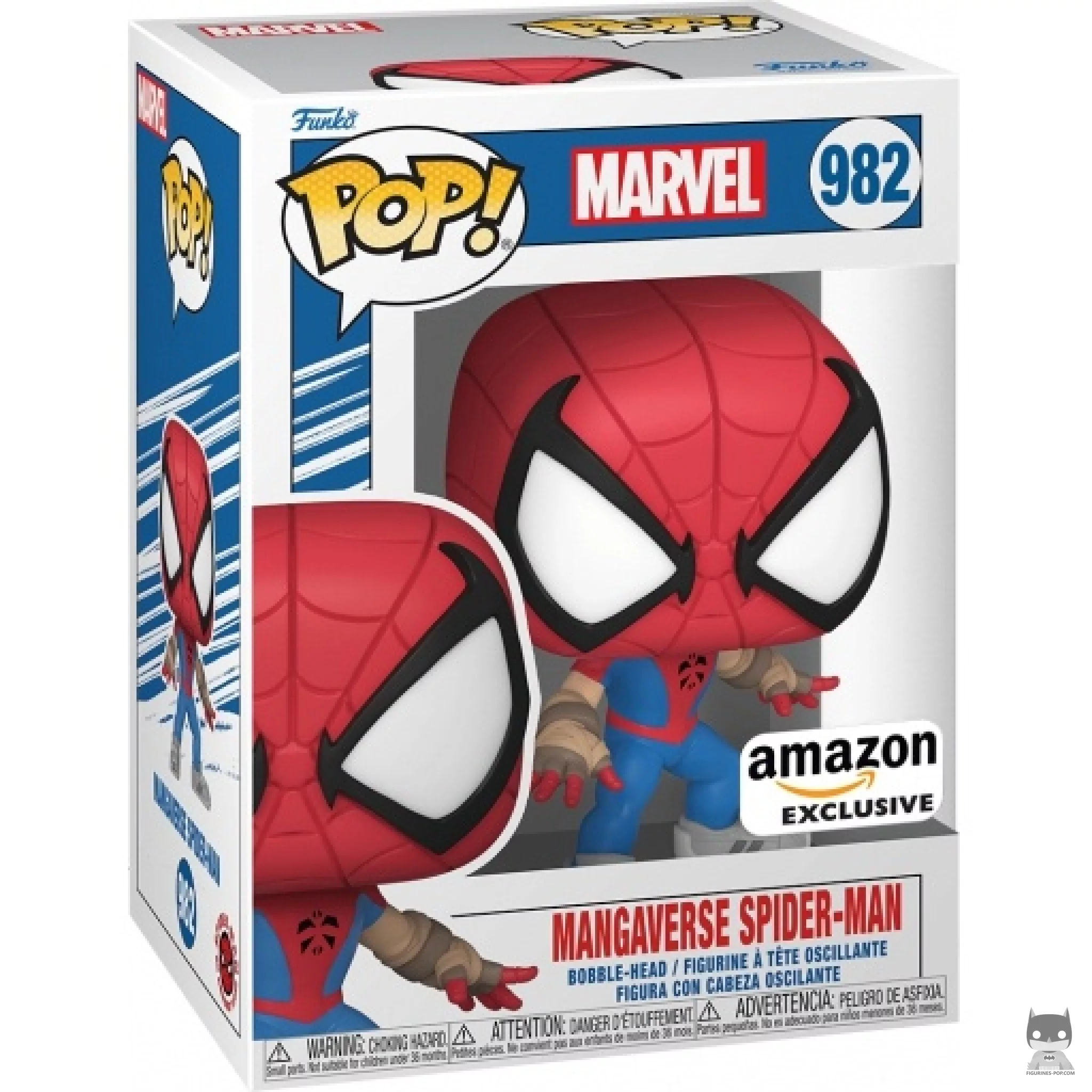 Figura Funko Pop! Spider-Man Mangaverse en su caja