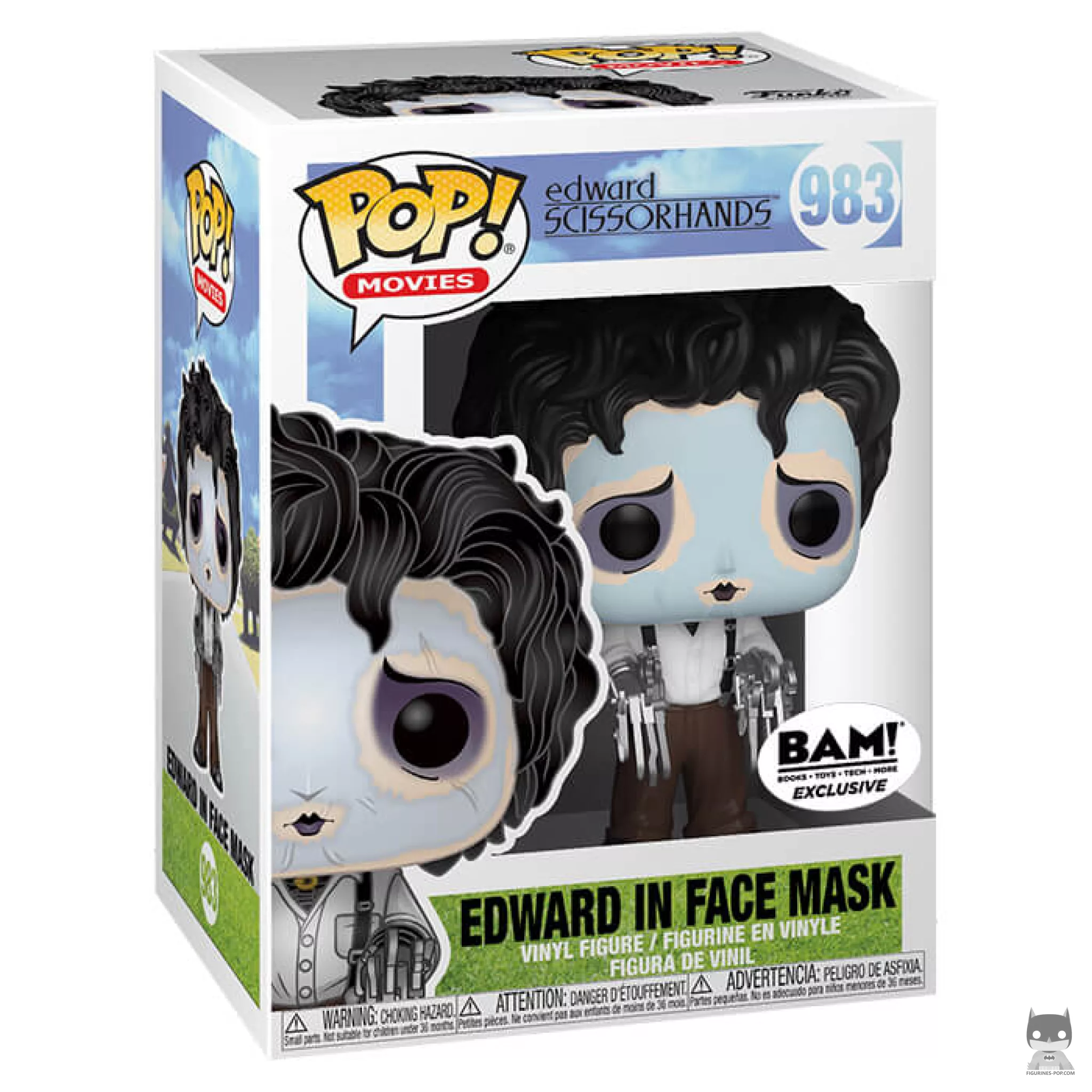 Figura Funko Pop! Eduardo con mascarilla facial en su caja