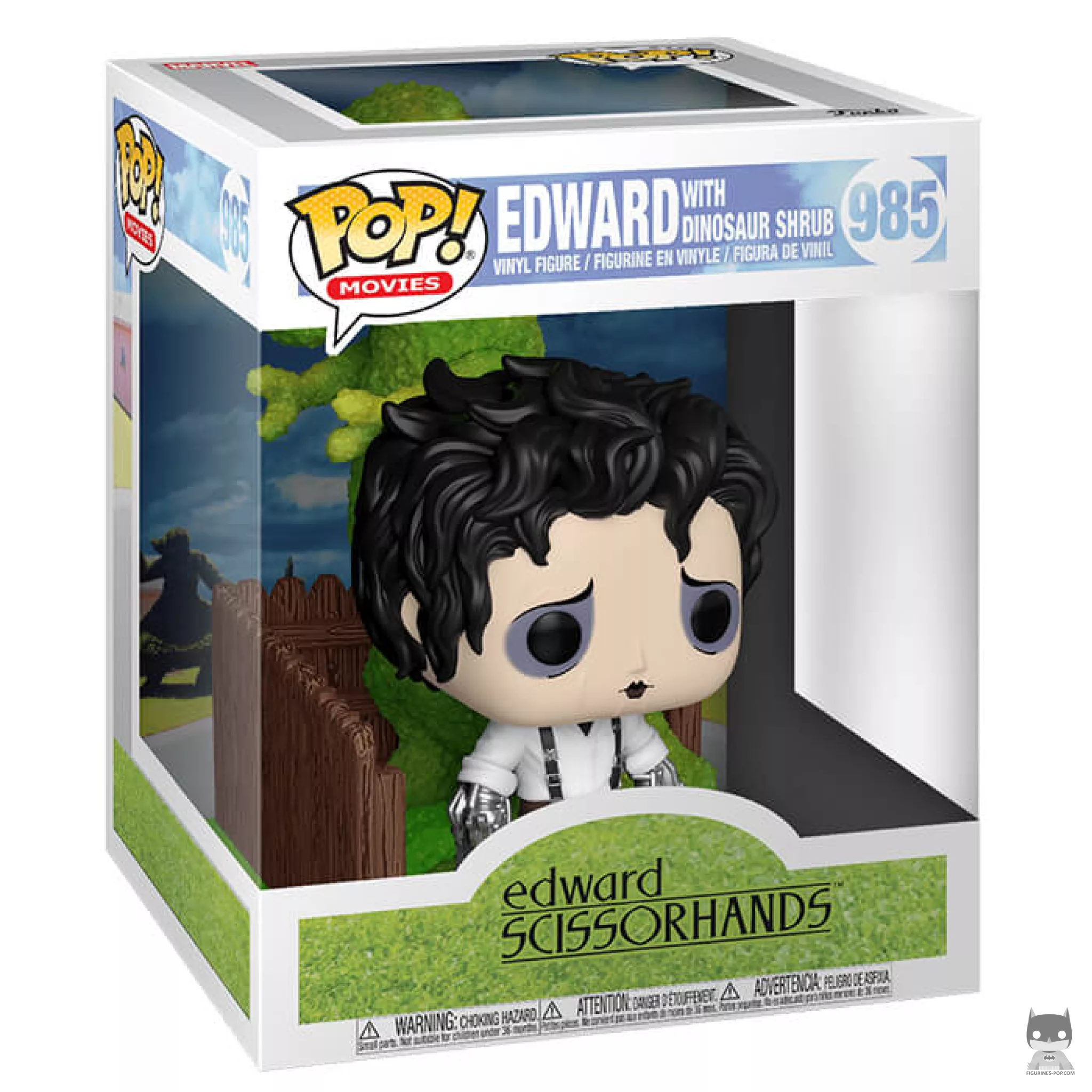 Figura Funko Pop! Eduardo con arbusto dinosaurio en su caja