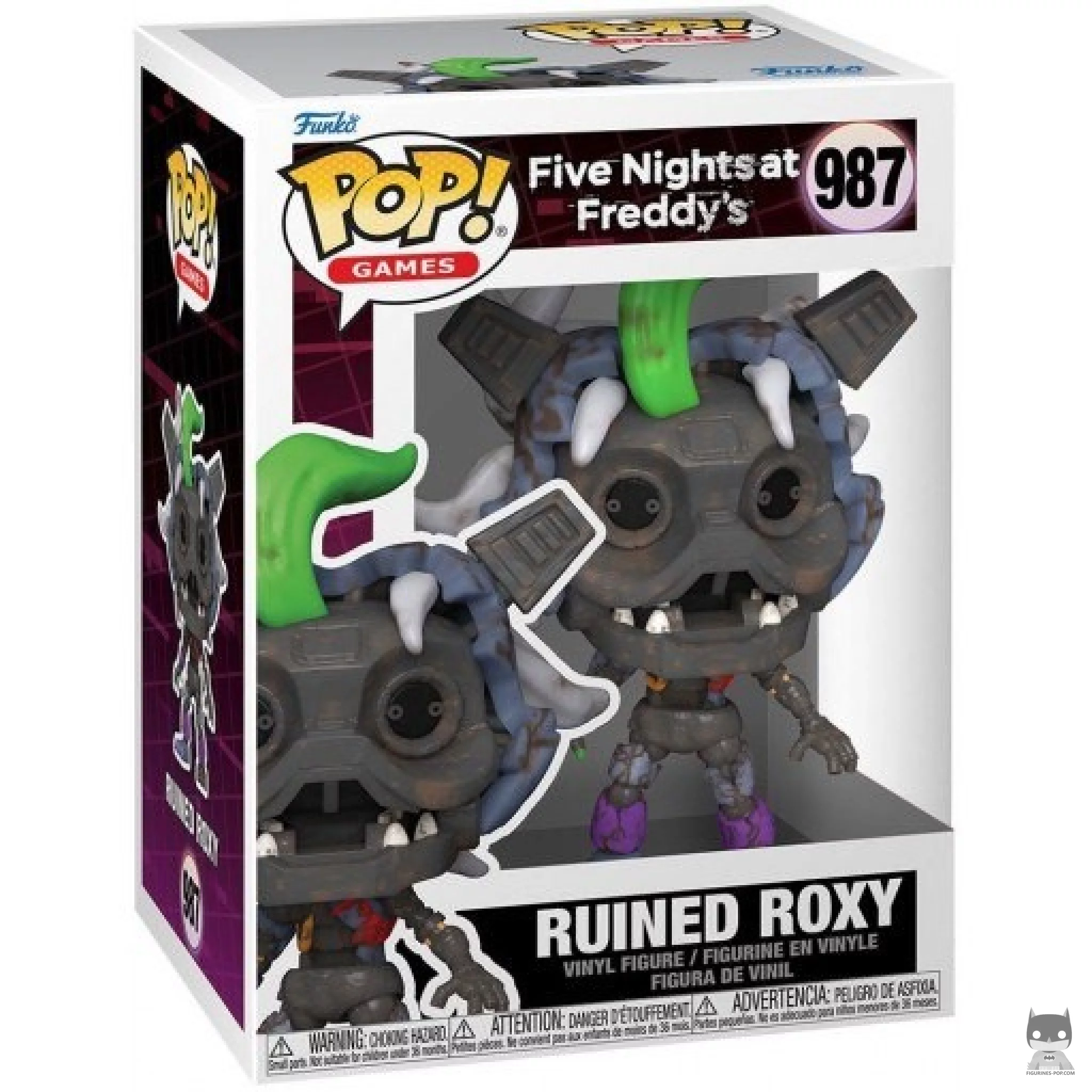 Figura Funko Pop! Ruined Roxy en su caja