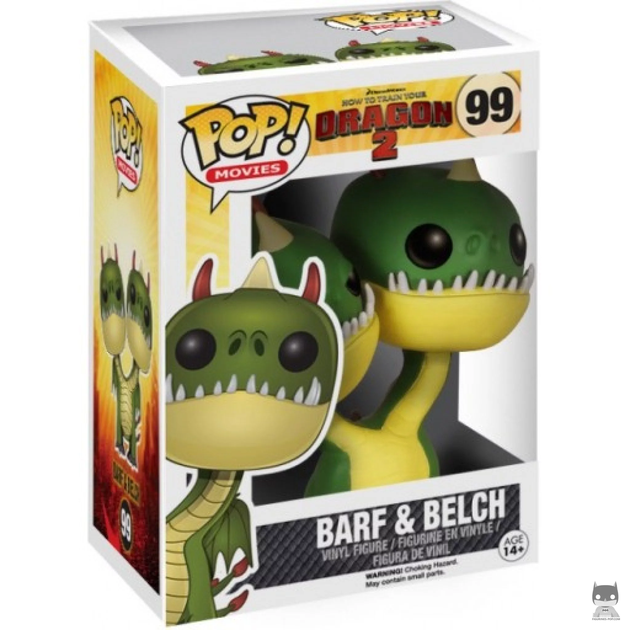 Figura Funko Pop! Eructo & Vómito en su caja