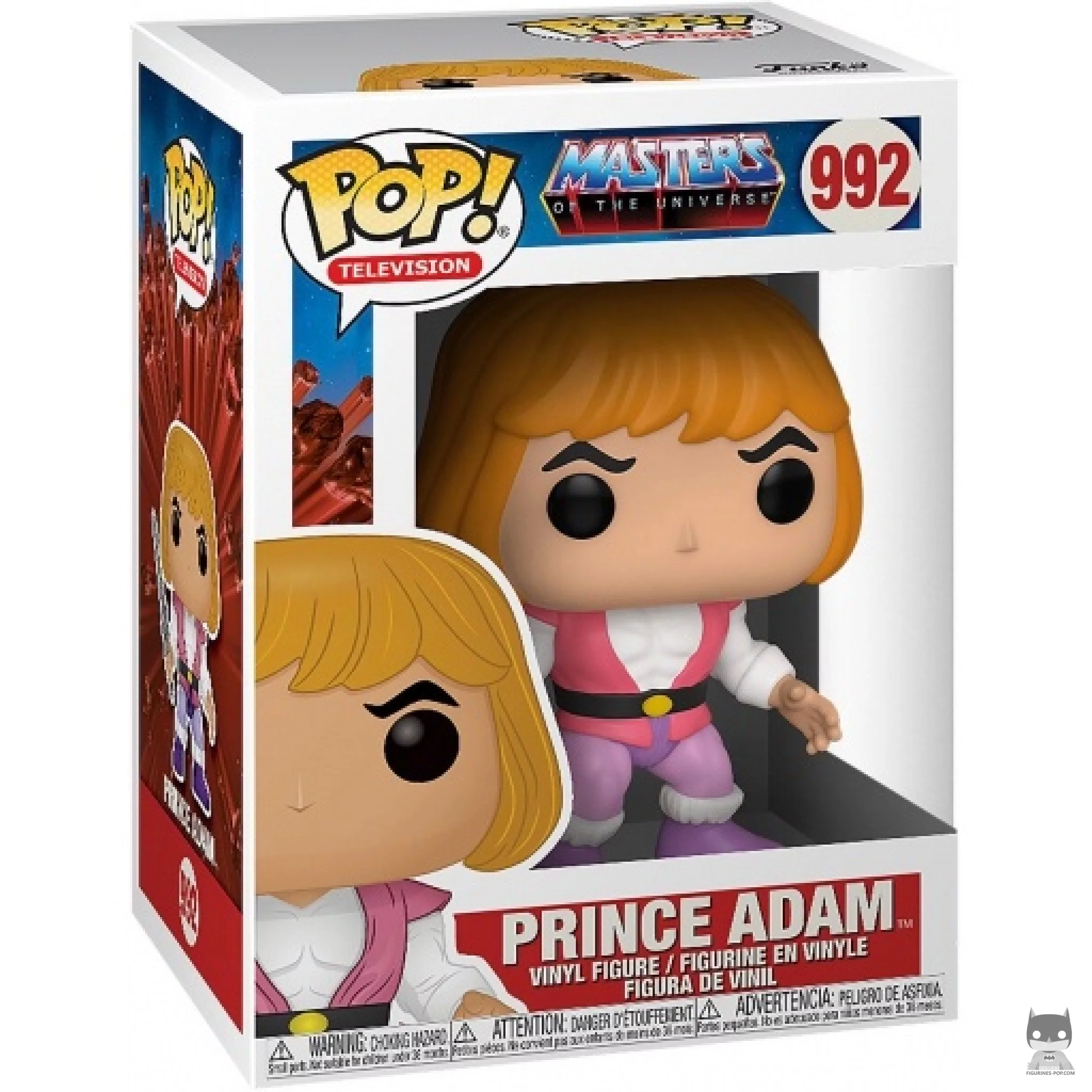 Figura Funko Pop! Príncipe Adam en su caja