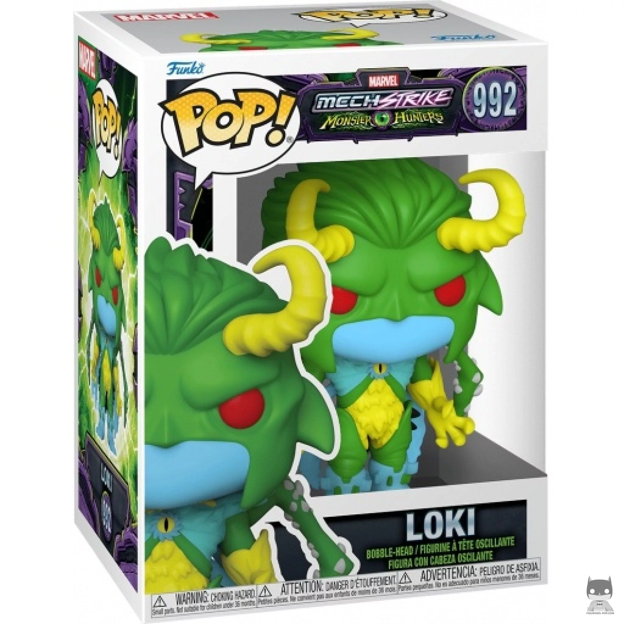 Figura Funko Pop! Loki en su caja