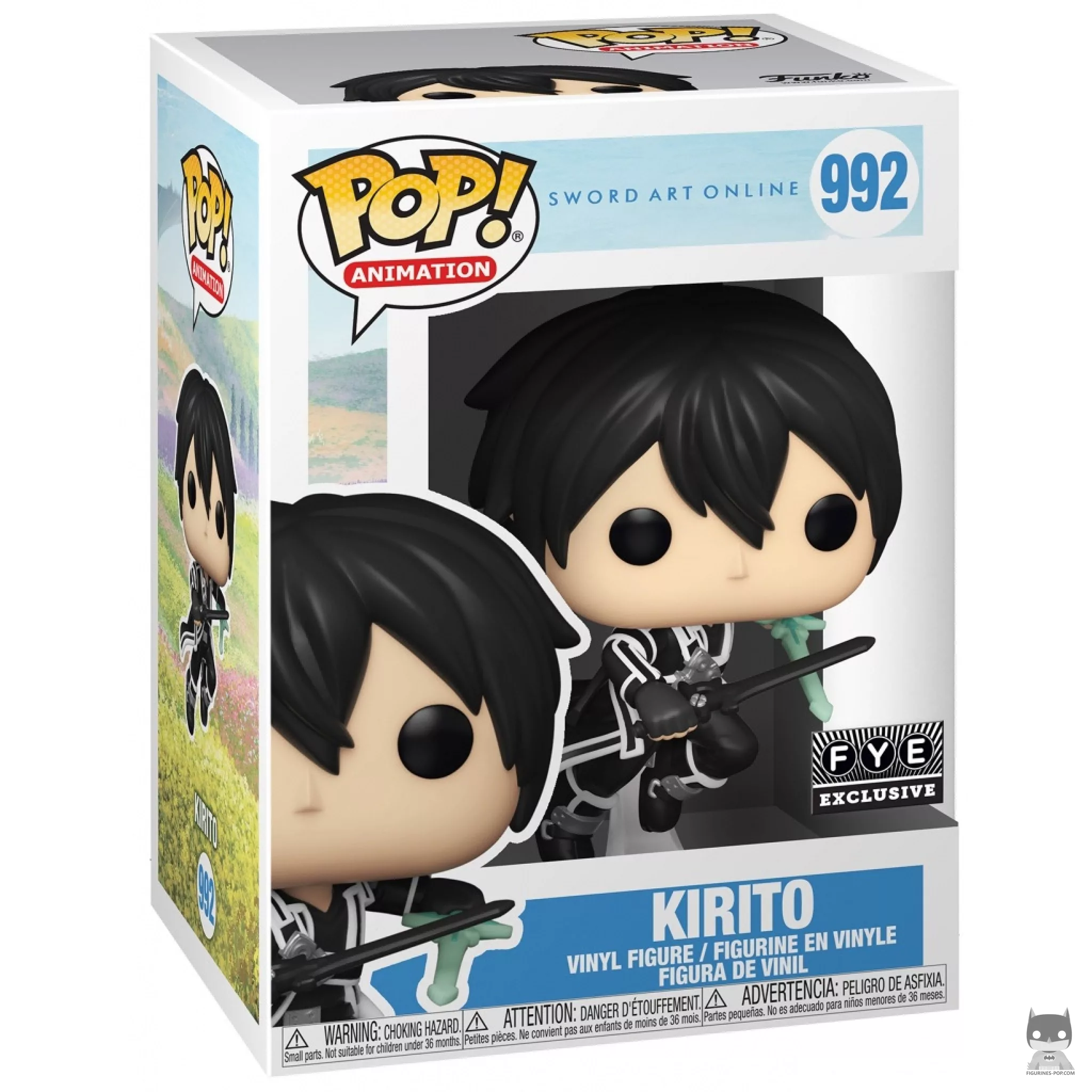 Figura Funko Pop! Kirito en su caja
