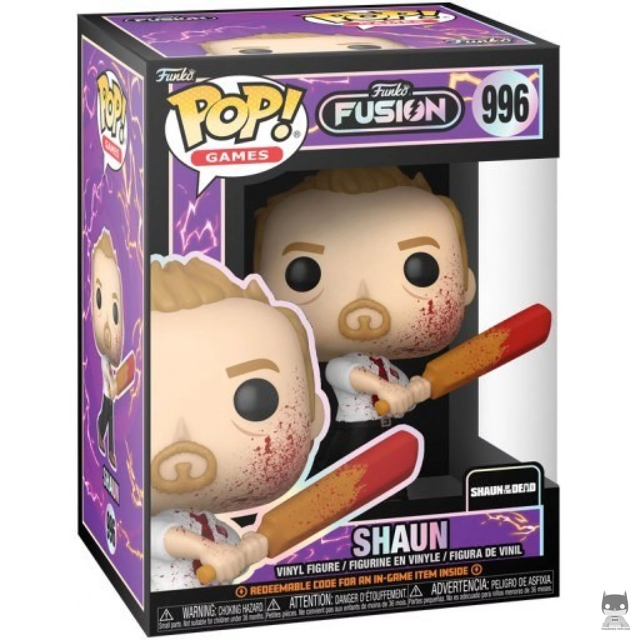 Figura Funko Pop! Shaun (Ensangrentado) en su caja
