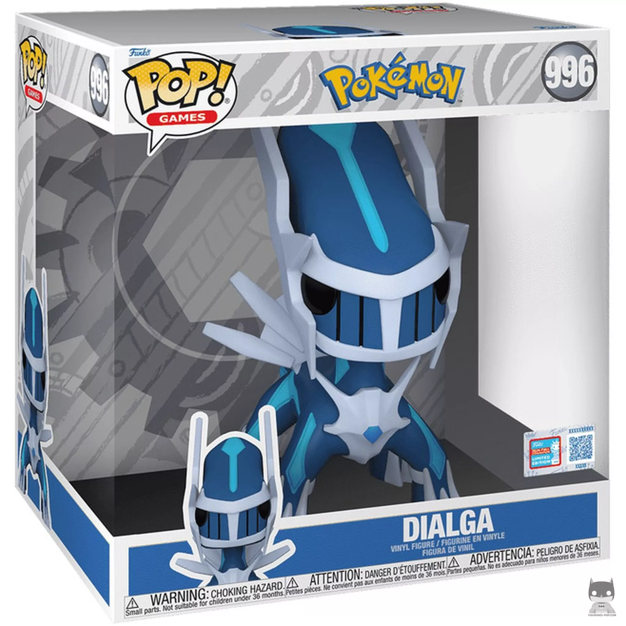 Figura Funko Pop! Dialga (Supersized) en su caja
