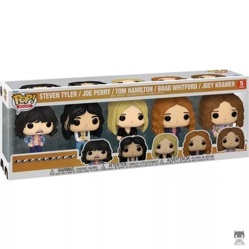 Figura Funko Pop! Steven Tyler, Joe Perry, Tom Hamilton, Brad Whitford & Joey Kramer (Aerosmith)