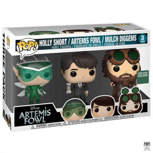 Figura Funko Pop! Holly Short, Artemis Fowl & Mulch Diggums (Multipack)