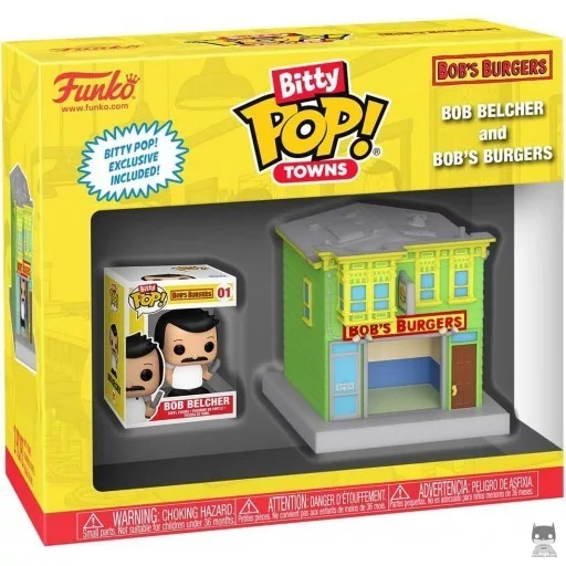 Figura Funko Pop! Bob Belcher y Bob's Burgers (Town)