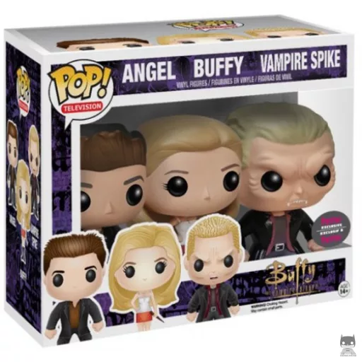 Figura Funko Pop! Buffy, Angel & Spike vampiro (Exclusiva)