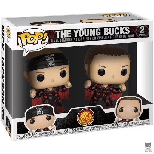 Figura Funko Pop! The Young Bucks (Rojo) (Bullet Club)