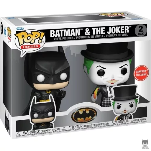 Figura Funko Pop! Batman & Joker (Batman 1989) (GameStop)