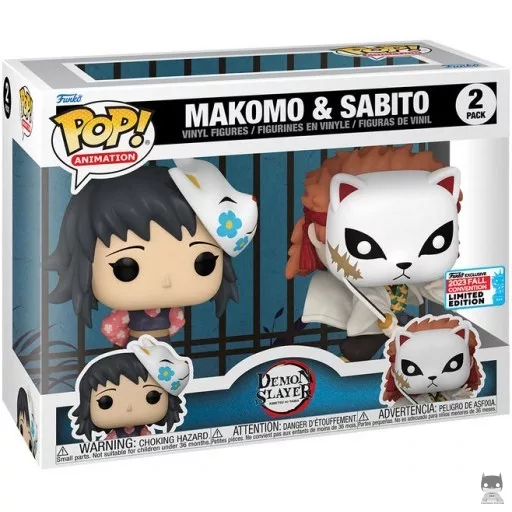 Figura Funko Pop! Makomo & Sabito (Demon Slayer)