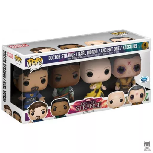 Figura Funko Pop! Doctor Strange, Karl Mordo, la Anciana & Kaecilius (Doctor Strange)