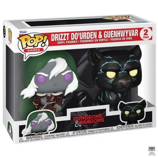 Figura Funko Pop! Drizzt Do'Urden & Guenhwyvar (GameStop)