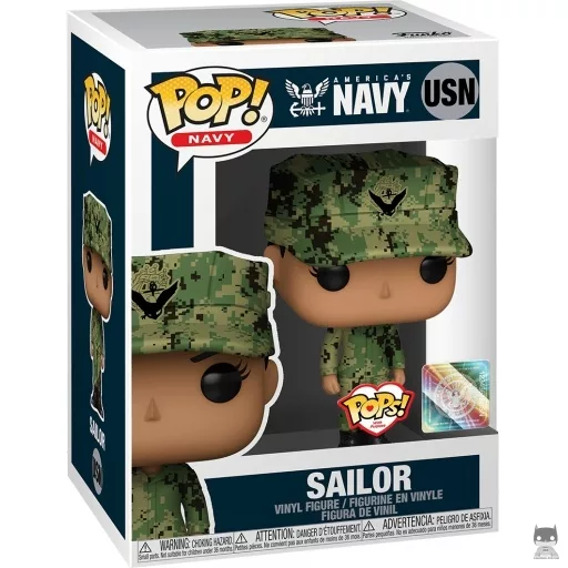 Figura Funko Pop! Marinera de la Armada de EE. UU. (Hispana) (Ejército de EE. UU.)