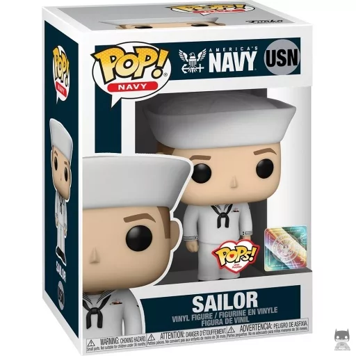 Figura Funko Pop! Marinero de la Armada de EE. UU. con uniforme de ceremonia (Caucásico) (Ejército de EE. UU.)