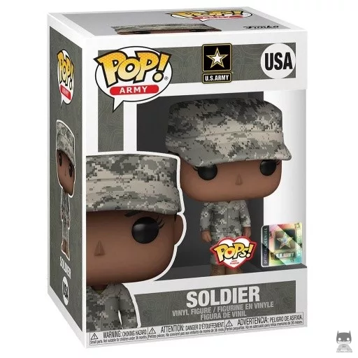 Figura Funko Pop! Soldado (Mujer) (Afroamericana) (With Purpose)