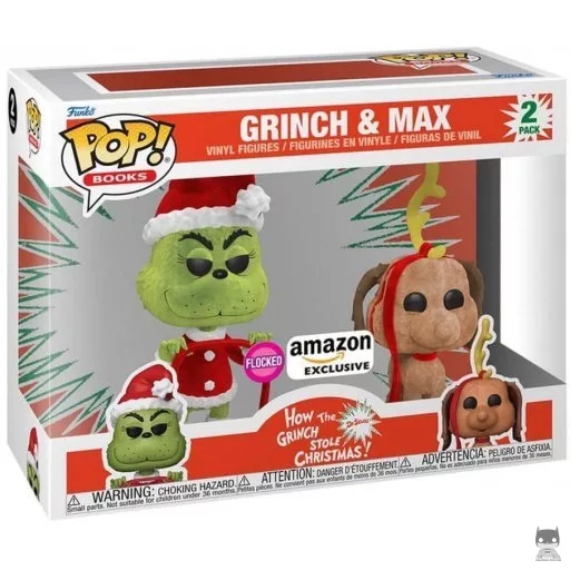 Figura Funko Pop! Grinch & Max (Flocado) (Flocado)