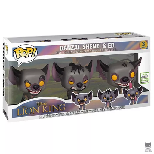 Figura Funko Pop! Hienas Banzai, Shenzi & Ed (Exclusiva)