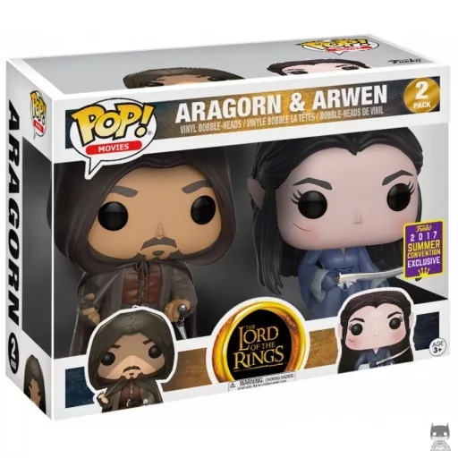 Figura Funko Pop! Aragorn & Arwen (El Señor de los Anillos)