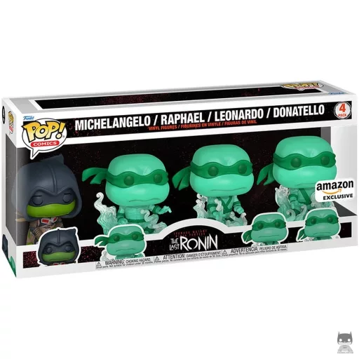Figura Funko Pop! Miguel Ángel, Rafael, Leonardo & Donatello (El último ronin)