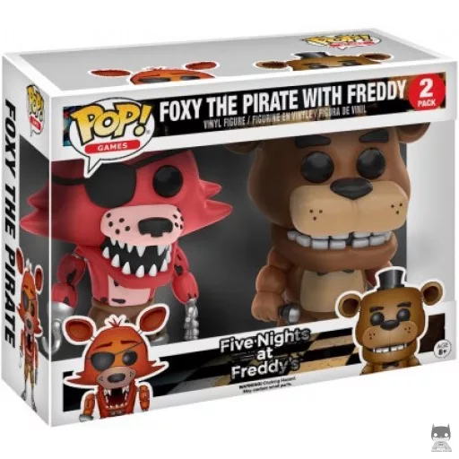 Figura Funko Pop! Foxy the Pirate & Freddy (Five Nights at Freddy's)