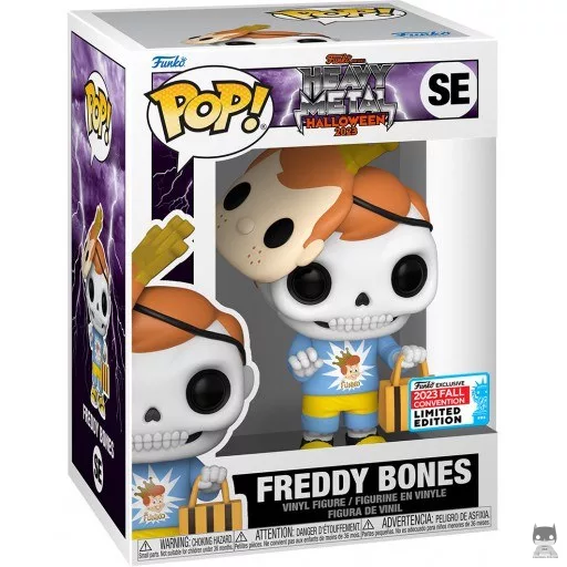 Figura Funko Pop! Freddy Bones (Heavy Metal) (New York Comic Con (convención de otoño) 2023)