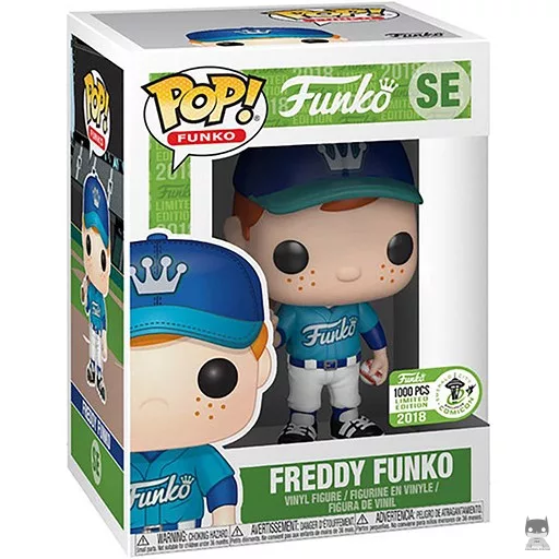 Figura Funko Pop! Freddy Funko (Béisbol) (Verde azulado) (Variante de color)