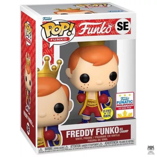 Figura Funko Pop! Freddy Funko como campeón de boxeo (Brilla en la oscuridad) (Pop! Vinyl)