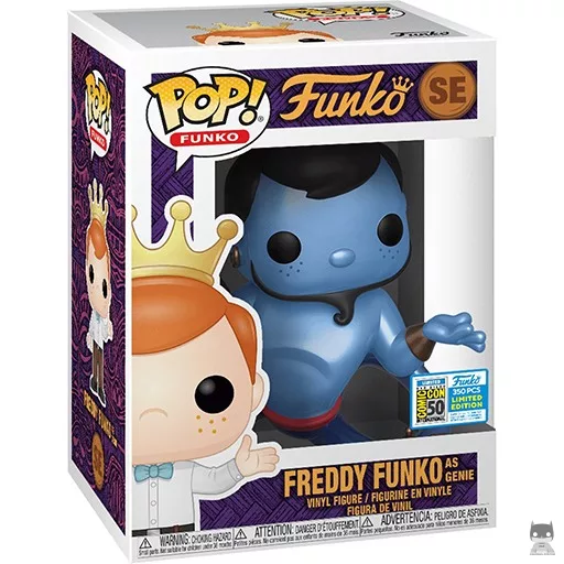 Figura Funko Pop! Freddy Funko como el Genio (Metalizado)