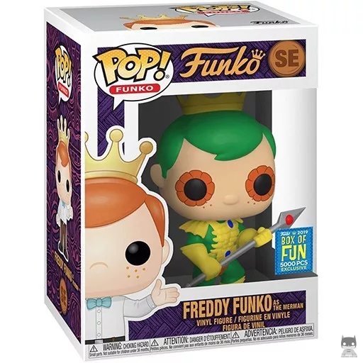 Figura Funko Pop! Freddy Funko como el Hombre Sirena (Box of Fun)
