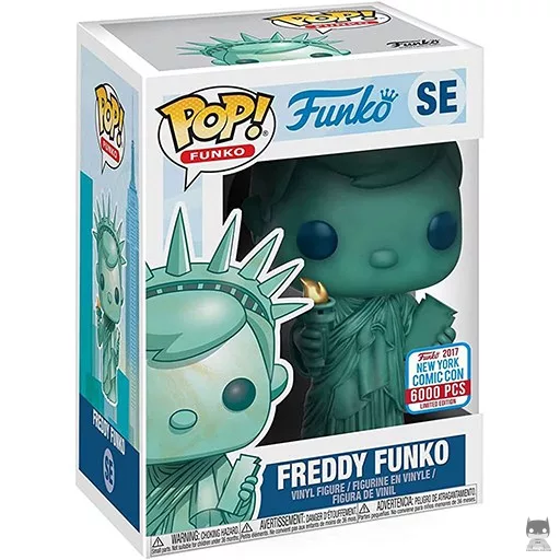Figura Funko Pop! Freddy Funko como Estatua de la Libertad (Exclusiva)