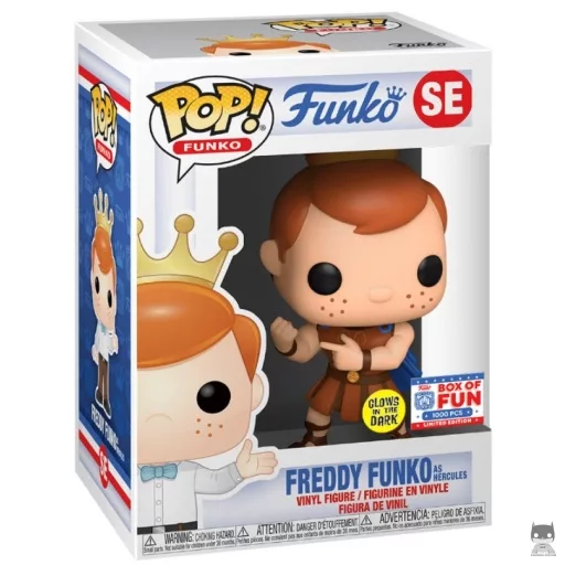 Figura Funko Pop! Freddy Funko como Hércules (Brilla en la oscuridad) (Brilla en la oscuridad)