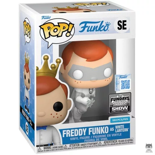 Figura Funko Pop! Freddy Funko como Linterna Blanca (Exclusiva)