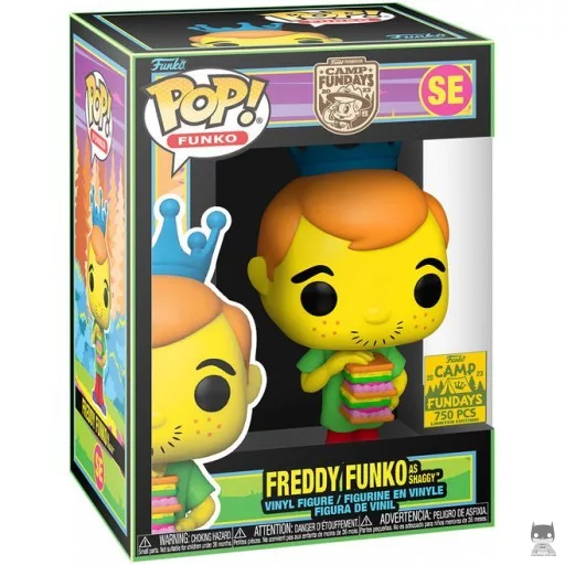 Figura Funko Pop! Freddy Funko como Shaggy (Luz negra) (FunDays 2023)