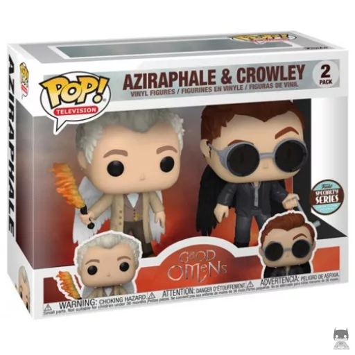 Figura Funko Pop! Aziraphale & Crowley (Good Omens)
