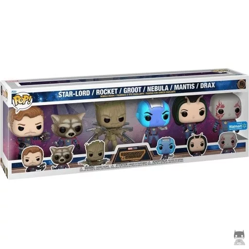 Figura Funko Pop! Star-Lord, Rocket, Groot, Nebula, Mantis & Drax (Guardianes de la Galaxia Vol. 3)