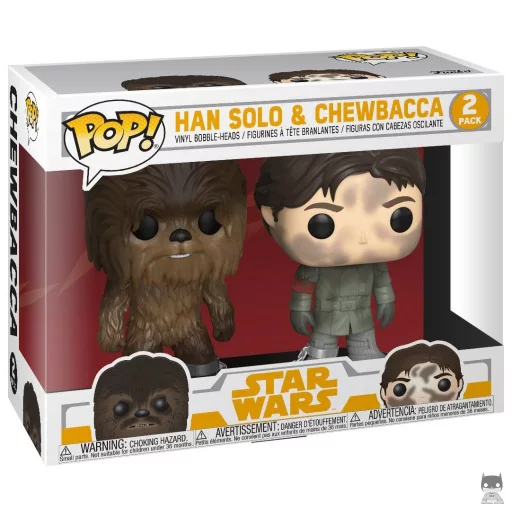 Figura Funko Pop! Han Solo & Chewbacca (Han Solo: Una historia de Star Wars)