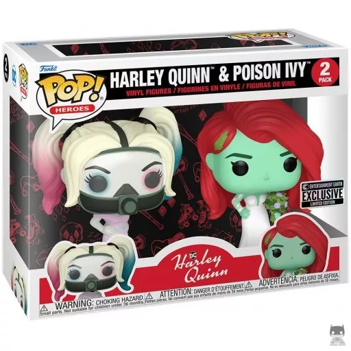 Figura Funko Pop! Harley Quinn & Hiedra Venenosa (Entertainment Earth)